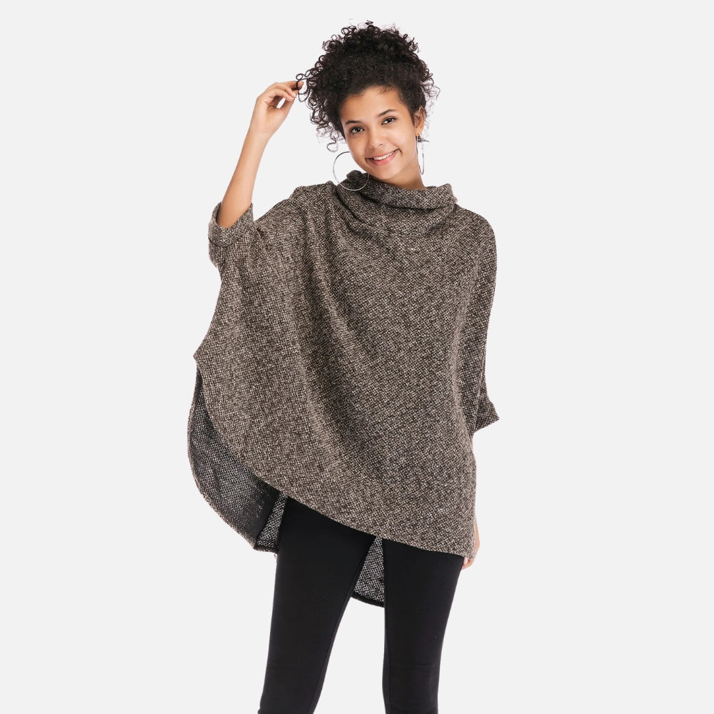 Pull Poncho Avec Manches