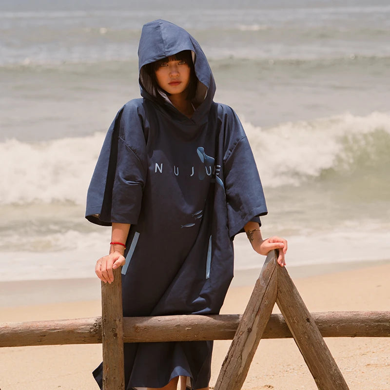 Poncho Surf Manche Longue