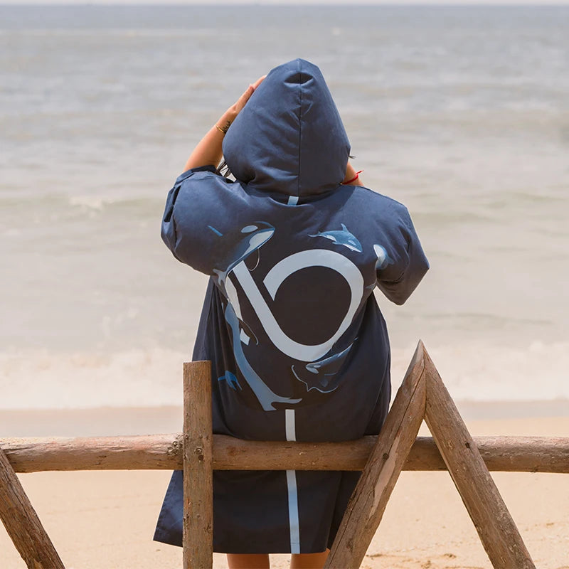 Poncho Surf Manche Longue