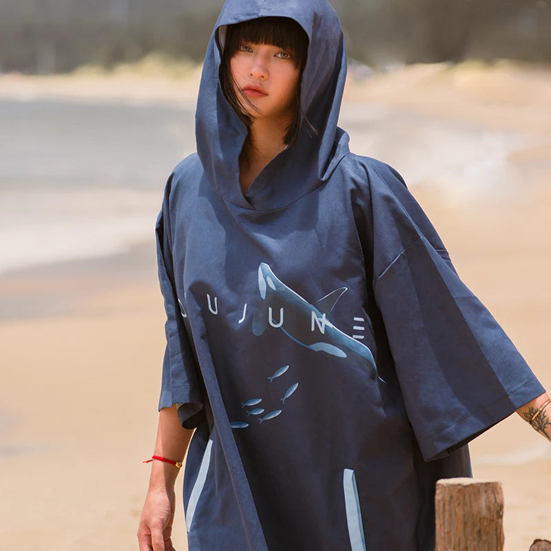 Poncho Surf Manche Longue