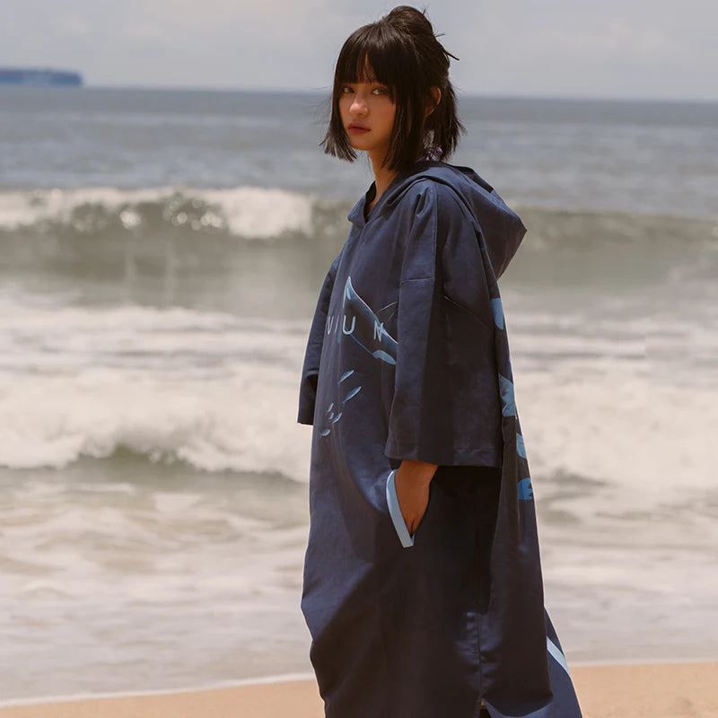 Poncho Surf Manche Longue
