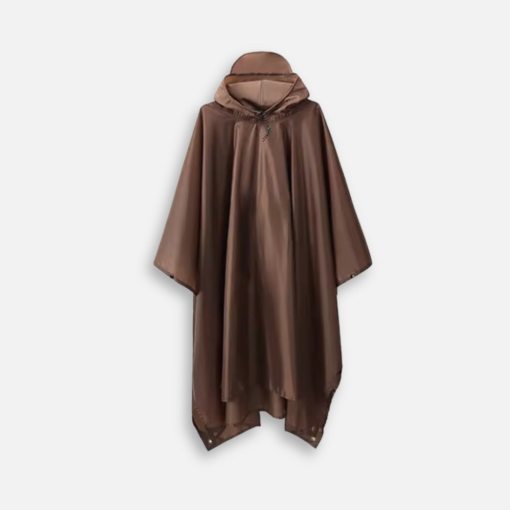 Poncho De Pluie Marron