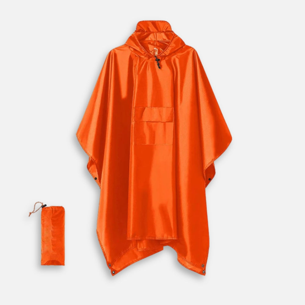 Poncho De Pluie Orange