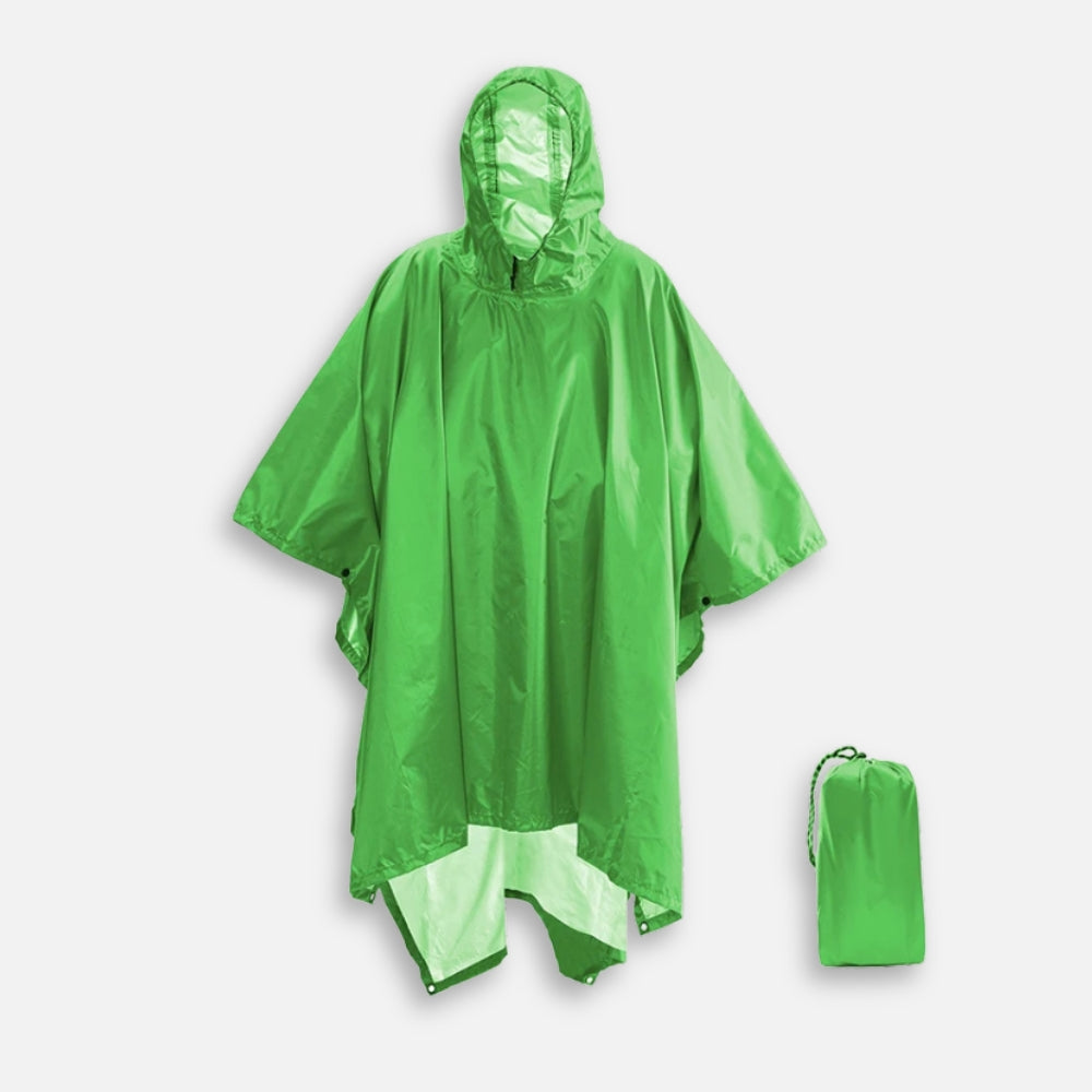 Poncho De Pluie Vert Pomme