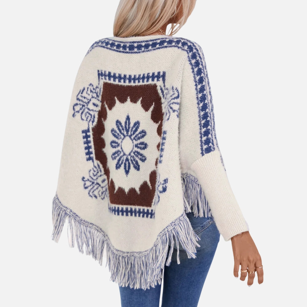 Poncho Ethnique Femme