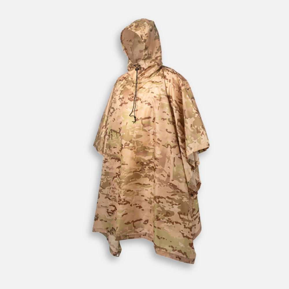 Poncho Militaire Camouflage Terre