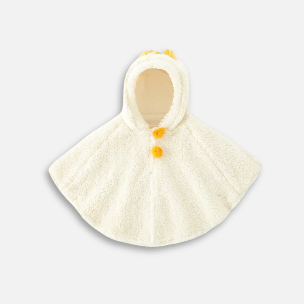 Poncho Polaire Bébé Couronne