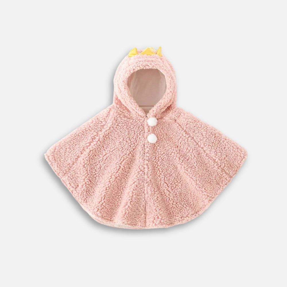 Poncho Polaire Bébé Couronne