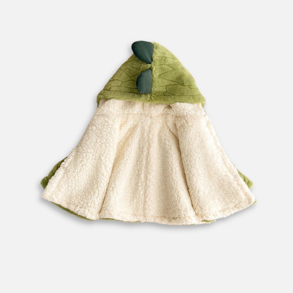 Poncho Polaire Bébé Dinosaure